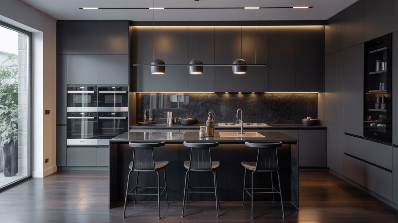 Luxury flush facade kitchen