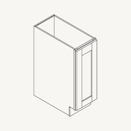 Base Cabinet — Full-Height Door schematic drawing