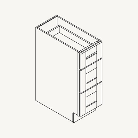Drawer Base — 3 Drawers schematic drawing