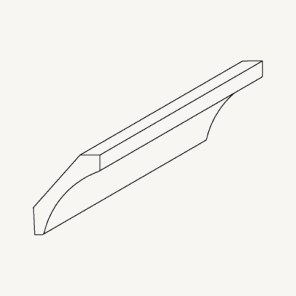 Ogee Moulding schematic drawing