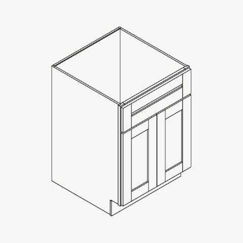 Sink Base Cabinet schematic drawing