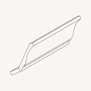 Turned Post schematic drawing