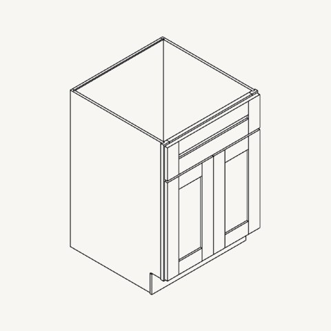 Vanity Sink Base schematic drawing