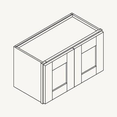 Wall Cabinet — 18"H schematic drawing