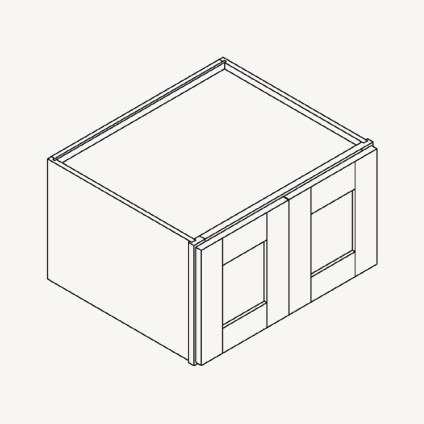 Wall Cabinet — 24"H schematic drawing