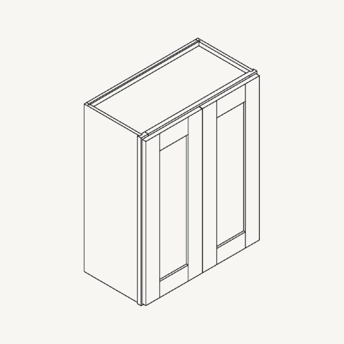 Wall Cabinet — 30"H schematic drawing