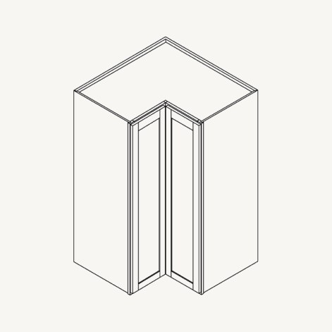 Wall Diagonal Corner Cabinet schematic drawing